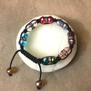 Shambala bracelet with crystals